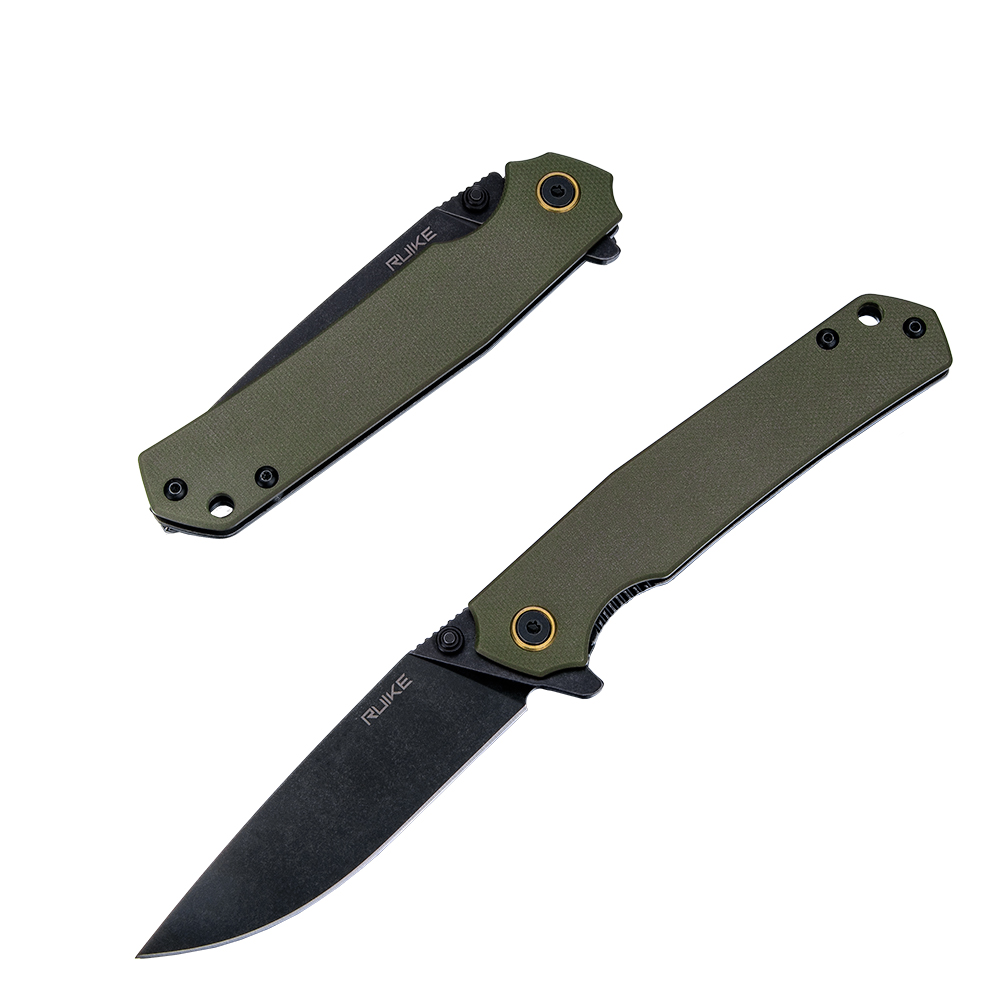 картинка Нож Ruike P801-G черно-зеленый