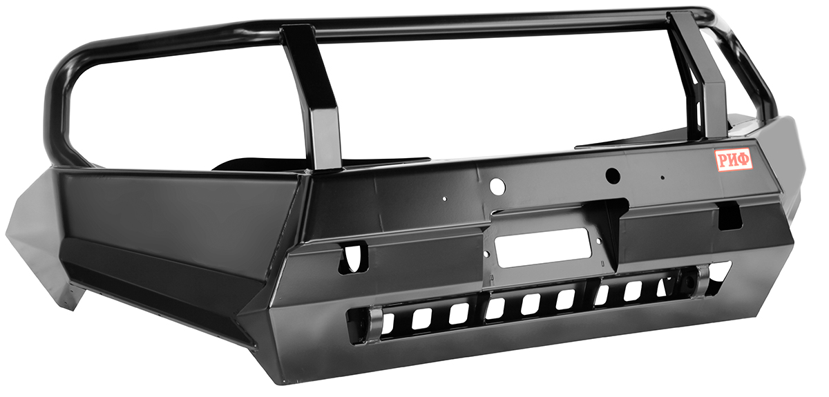 картинка Бампер передний РИФ для Mitsubishi L200 2015+ с защитной дугой