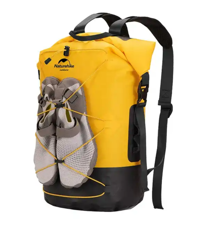 картинка Рюкзак туристический Naturehike 40 л, ПВХ, желтый
