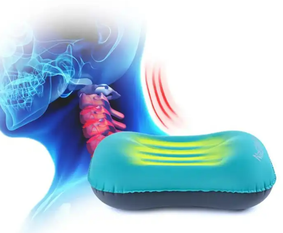 картинка Подушка туристическая надувная Naturehike 42x32x11см, оранжевая