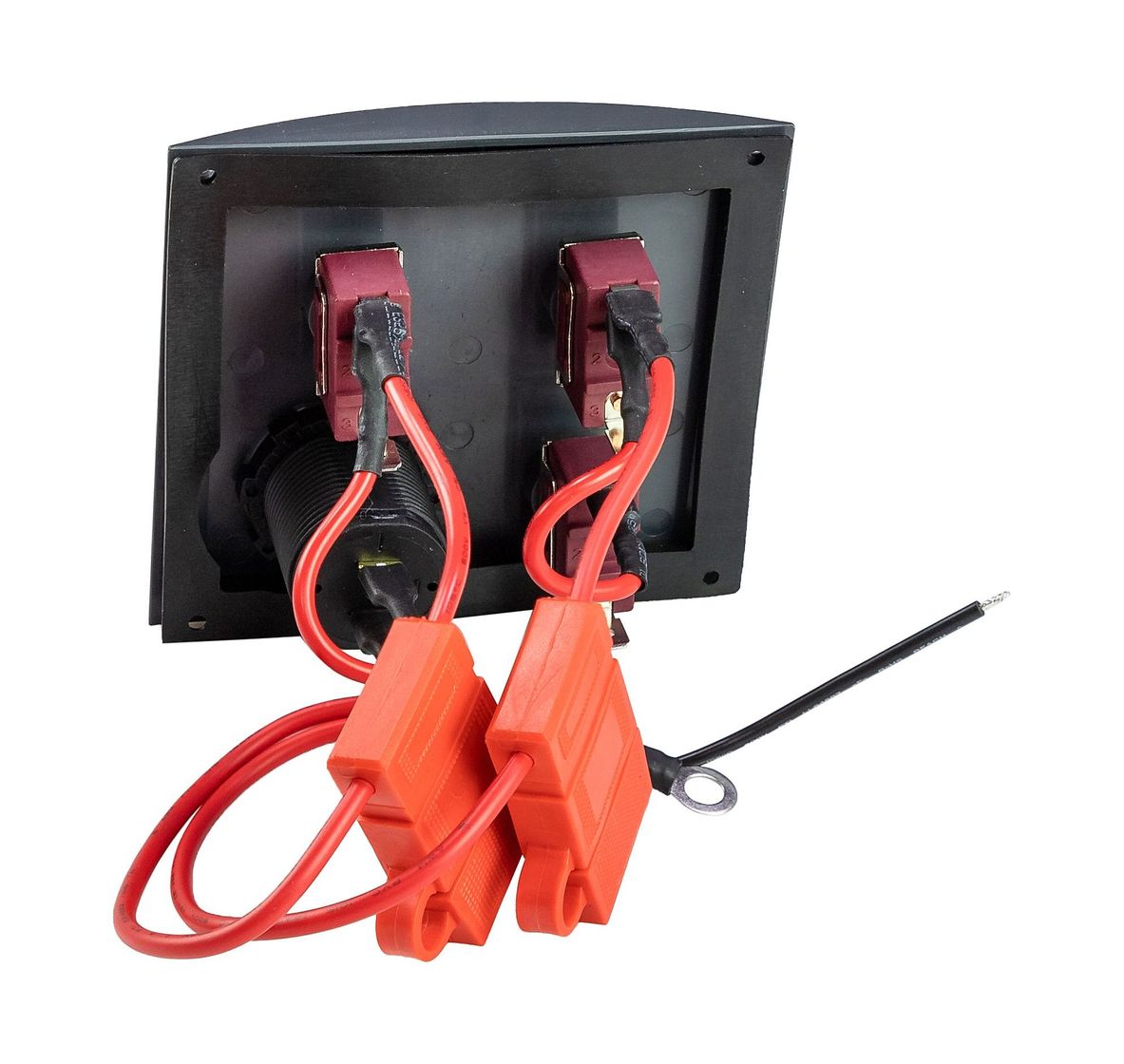 картинка Панель бортового питания 3 переключателя, USB зарядка, предохранители