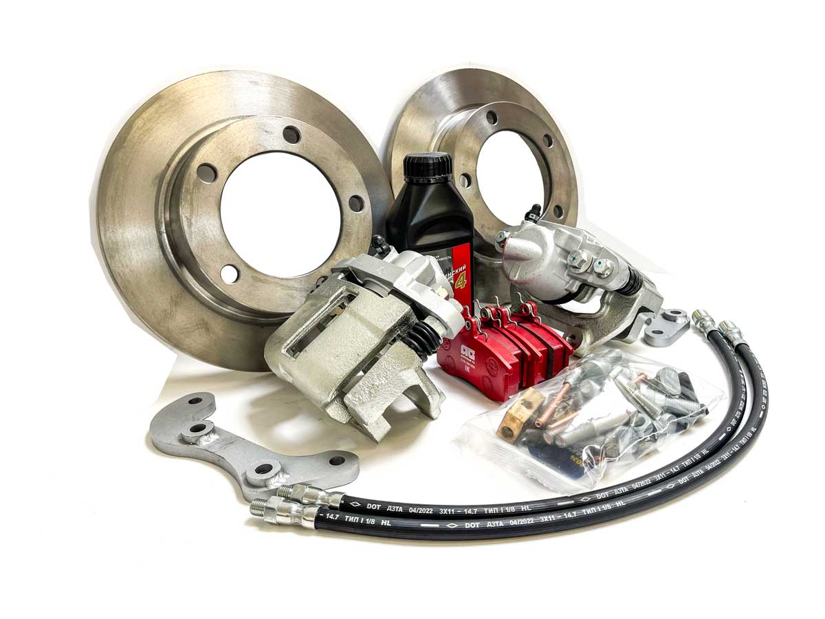 картинка Дисковые тормоза ВАЗ 2121 передние "Спорт" (комплект) "Autogur73"