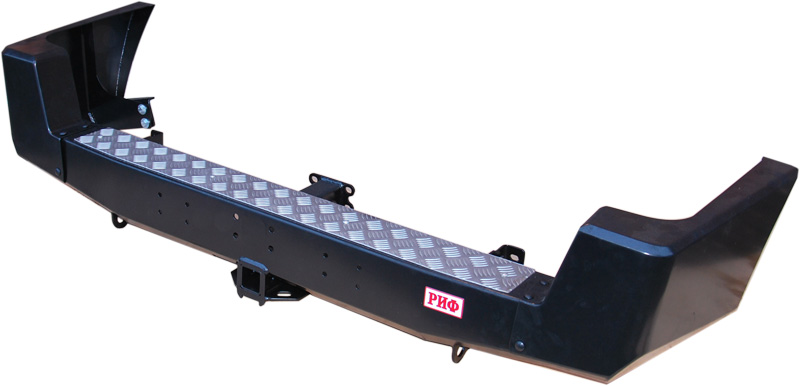 картинка Бампер задний РИФ УАЗ Патриот с фаркопом лифт 