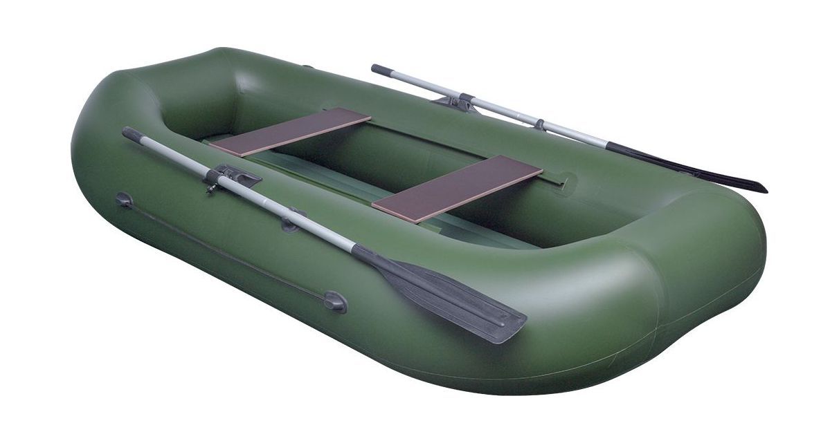 картинка Надувная лодка ПВХ UREX-25, НД, для сплава, зеленая