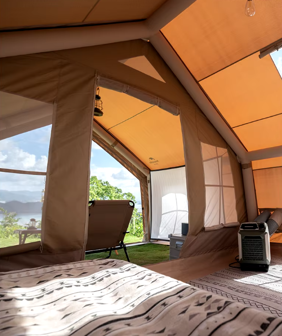 картинка Палатка Naturehike надувная Extend Air 17.2 , цвет песочный