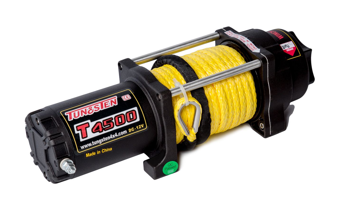 Лебедка Tungsten Winch 4500 синтетика, радиопульт