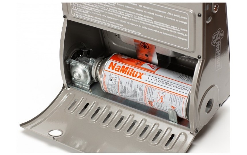 картинка Обогреватель газовый NaMilux BDZQ-1000 (с переходником), цанговый/бытовой баллон