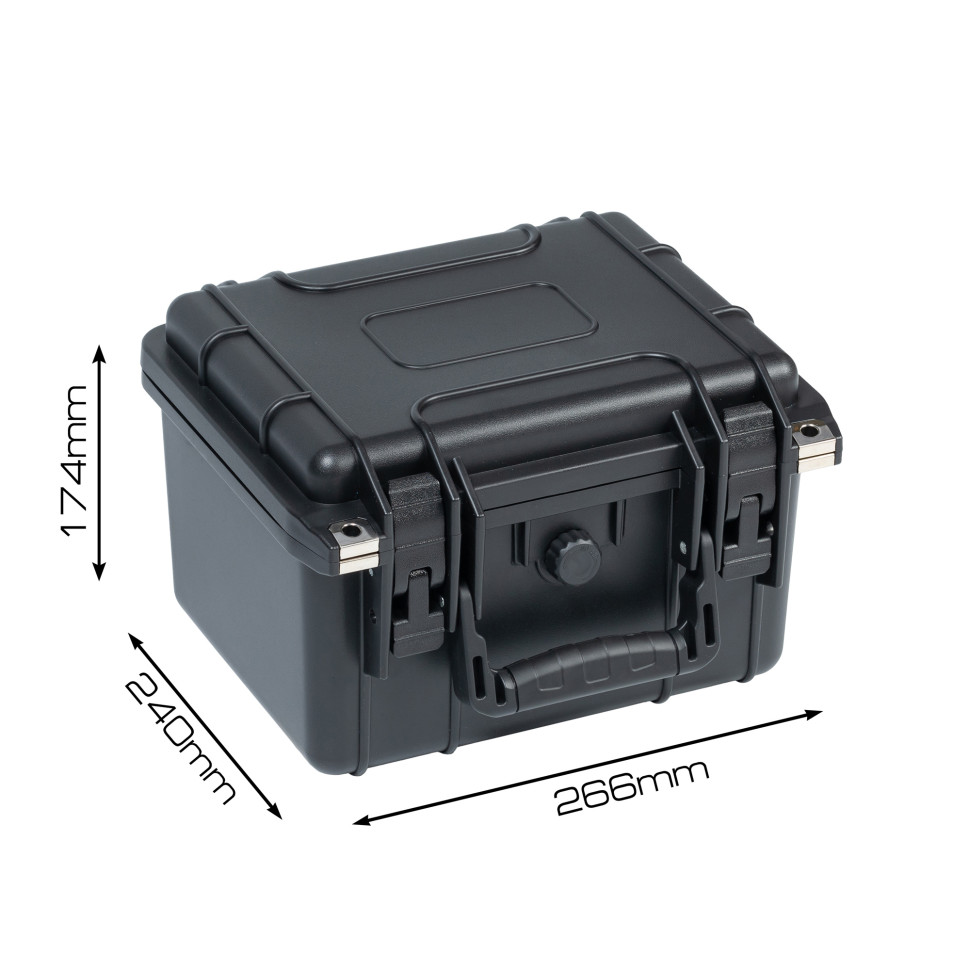 Кейс защитный West WS-500310H, внутр. разм.243x185x161 мм, IP67