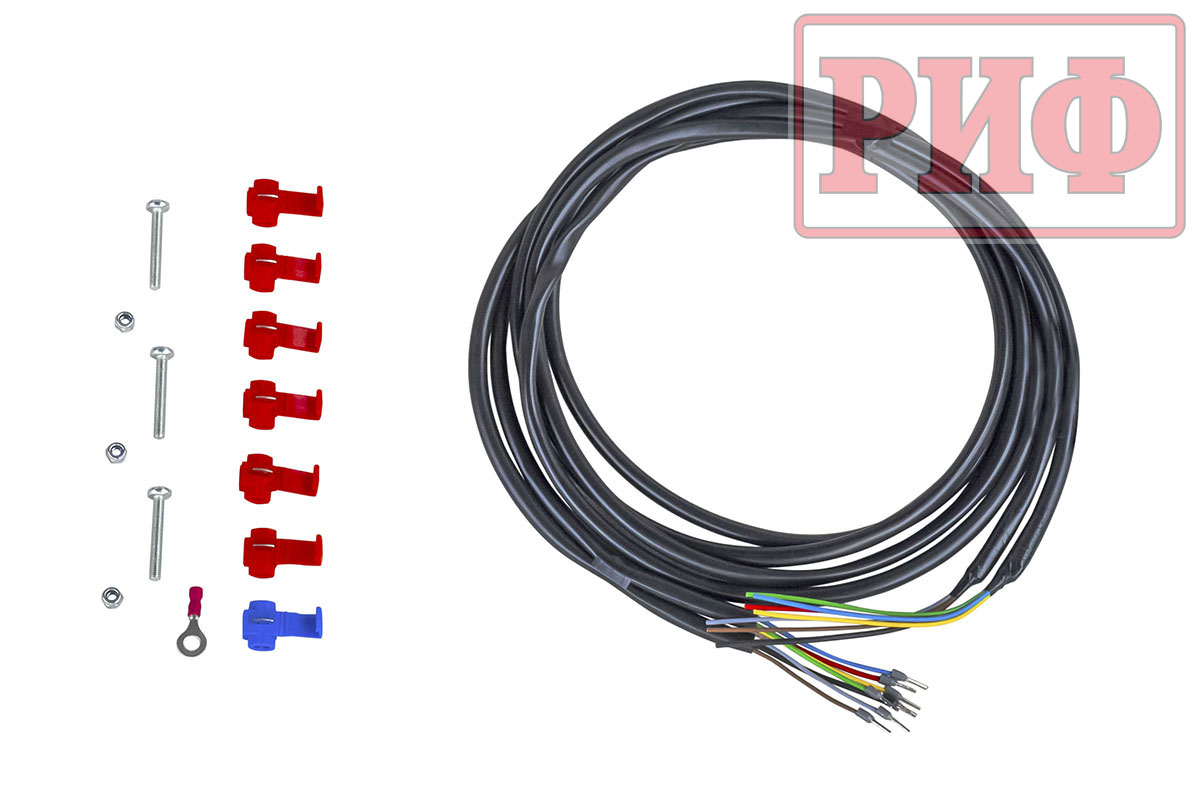 картинка Бампер задний РИФ Toyota Land Cruiser 76 2007+ с квадратом под фаркоп и фонарями