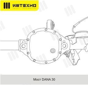 картинка Блокировка дифференциала Блокка™ Jeep и Chrysler Dana 44
