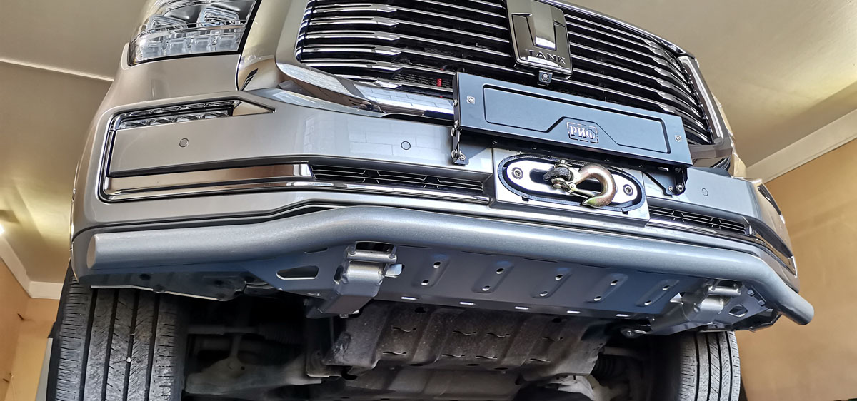 картинка Защита штатного бампера TANK 500 c защитой радиатора