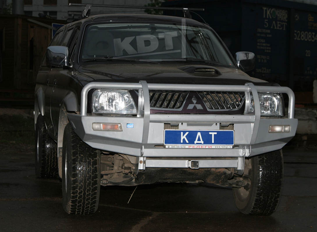 картинка Бампер передний KDT силовой для Mitsubishi L-200