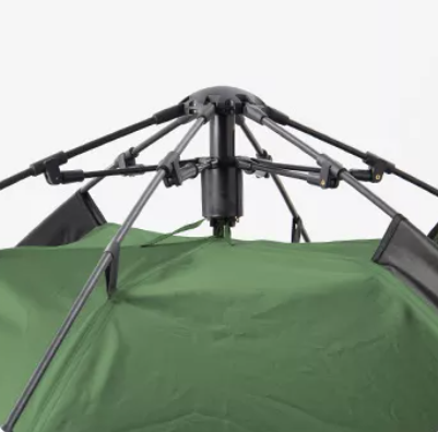 картинка Палатка Naturehike 4-местная, быстросборная, зеленая