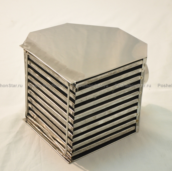 картинка Теплообменник для газовых обогревателей PoshehonStar из нержавейки 2 кВт