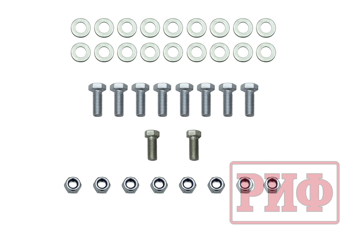 картинка Бампер задний РИФ Mitsubishi Pajero IV c квадратом под фаркоп