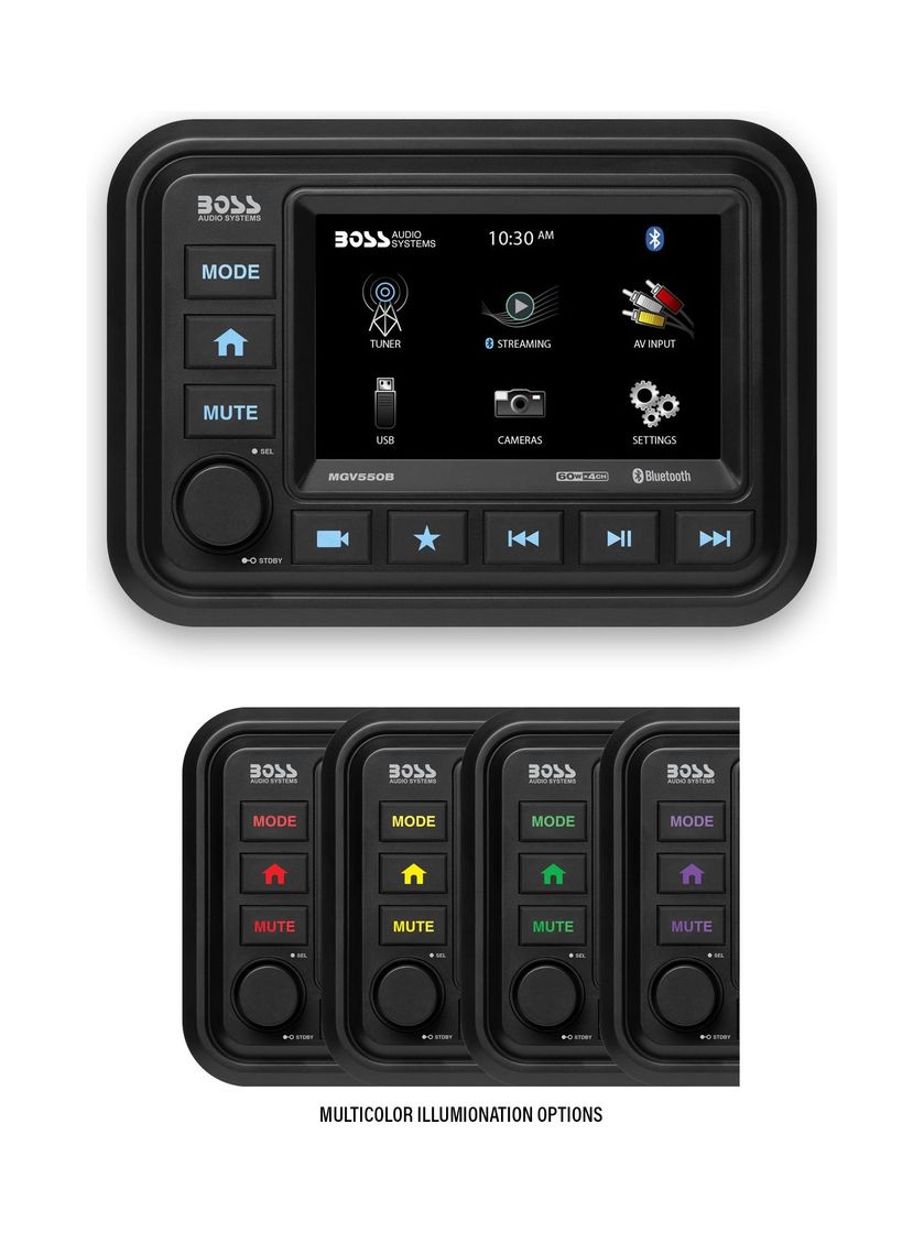 картинка Морская магнитола BOSS MGV550B