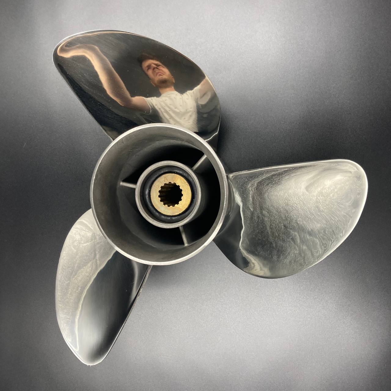 картинка Гребной винт Yamaha 150-300, F150-F275, F300B (3x13x21) (Сталь)