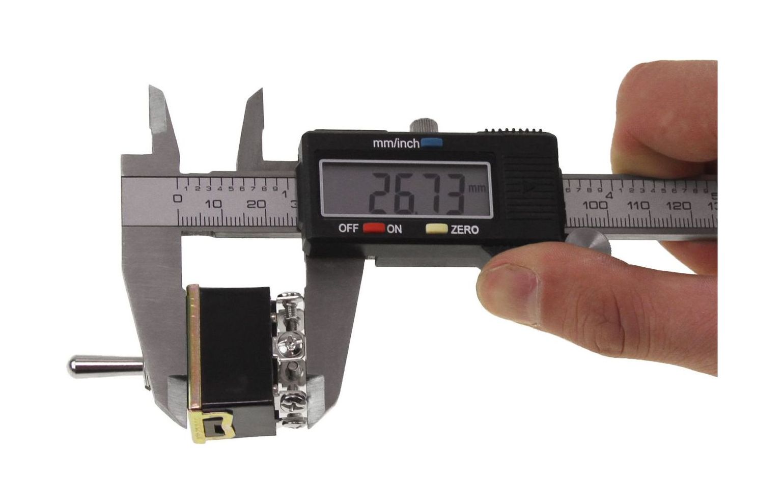 картинка Тумблер трехпозиционный ON-OFF-ON 12 В/15А 6P