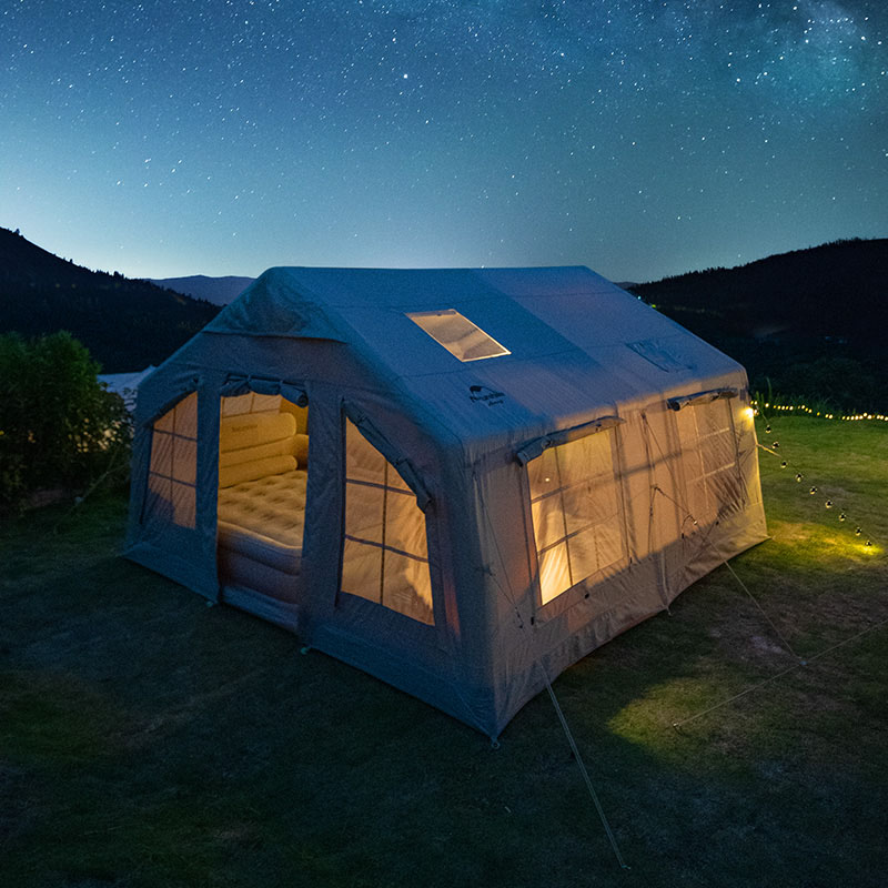 картинка Палатка Naturehike надувная Extend Air 13.2 , песочный