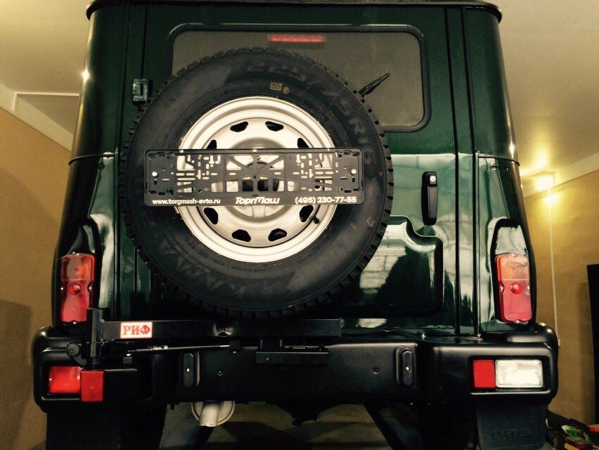 картинка Калитка РИФ в штатный задний бампер УАЗ Хантер