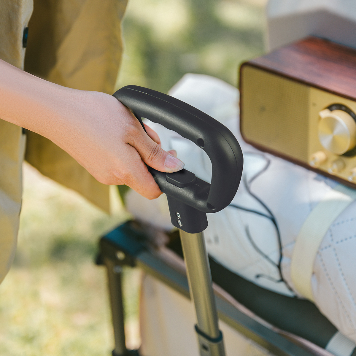 Тележка туристическая Naturehike Light 88х51х97 см, 100+50 л, коричневая