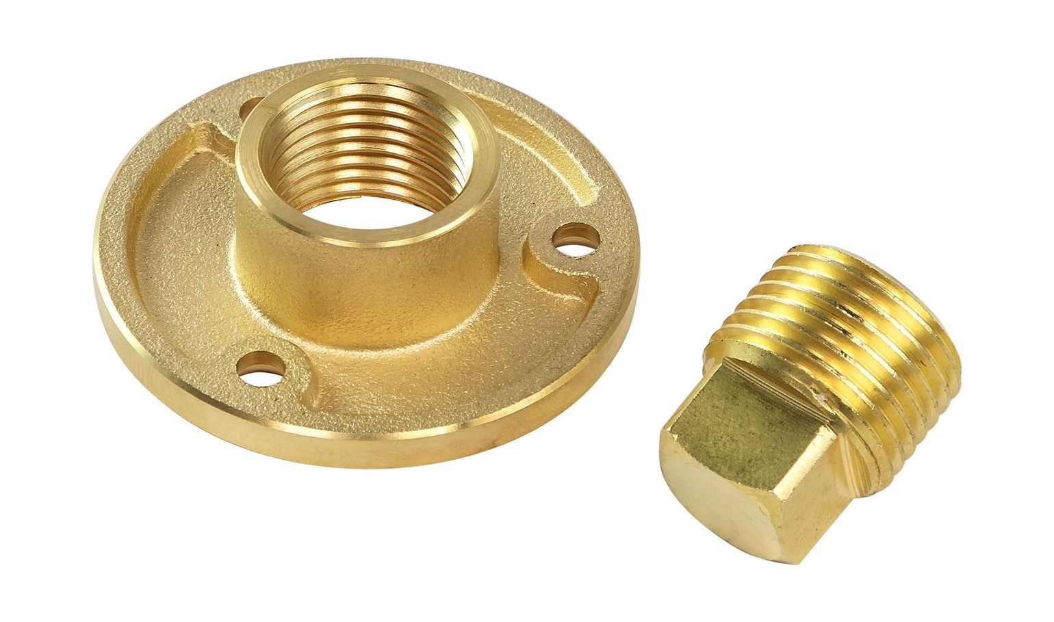 картинка Шпигат латунный с резьбовой пробкой 18 мм, Marine Rocket