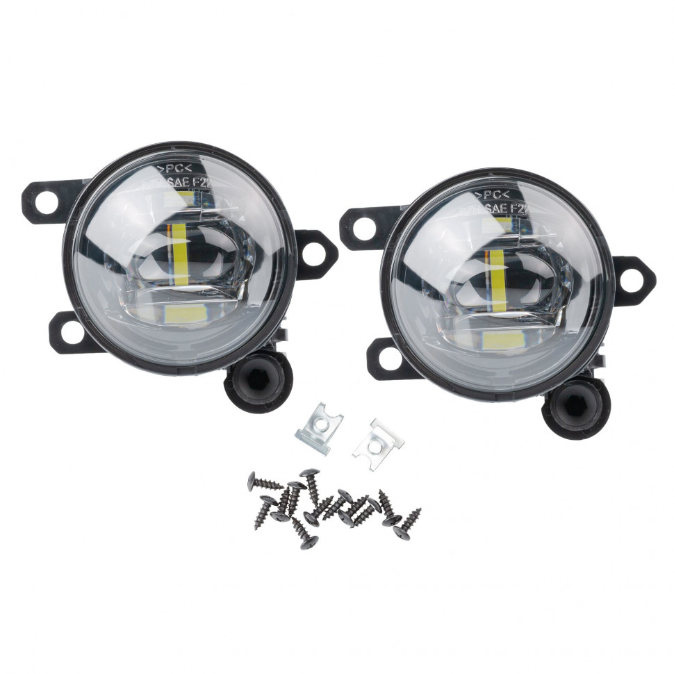 Противотуманная фара Nissan 90мм, 12W, 5500K, 12V, комплект 2шт
