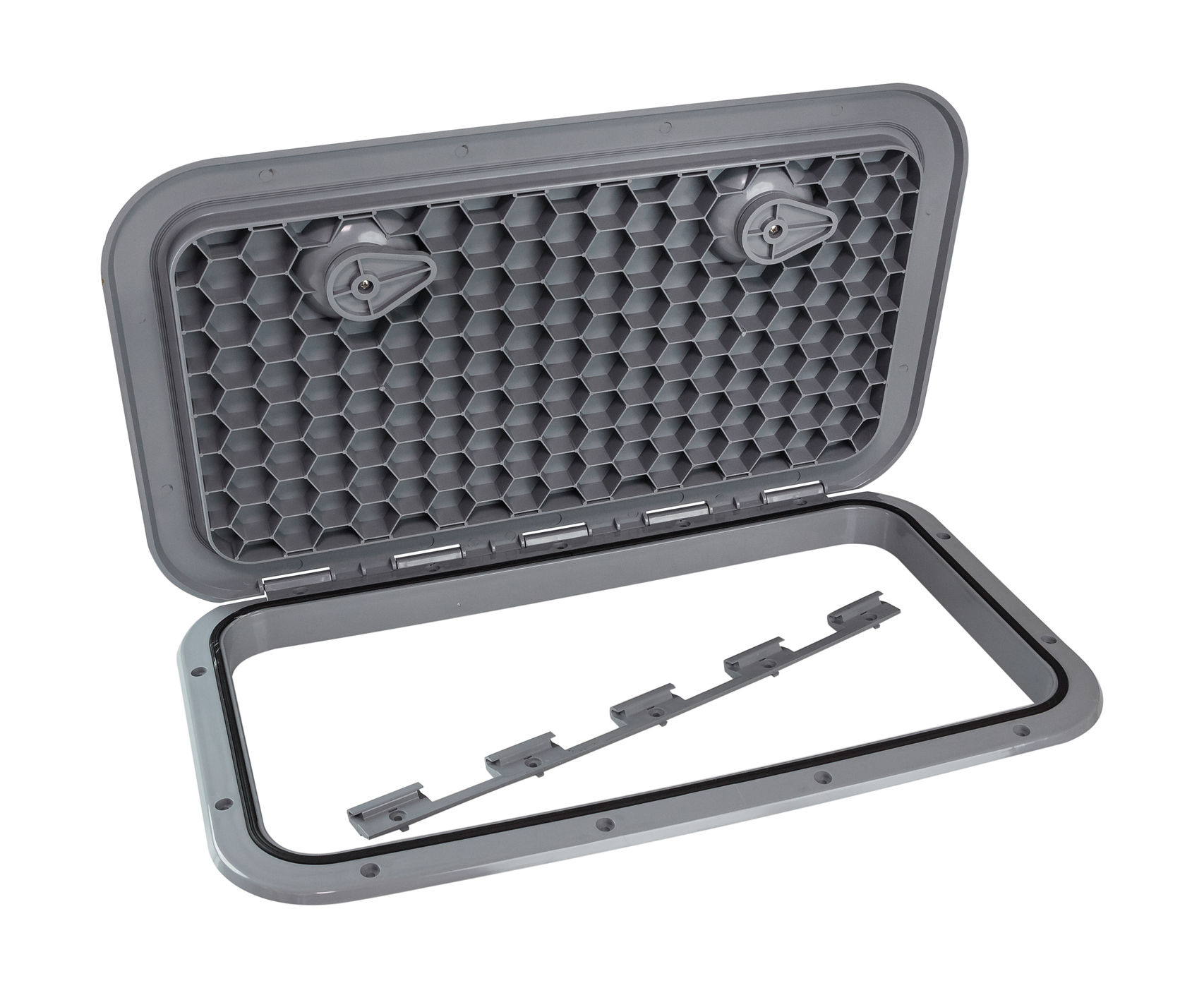 картинка Люк смотровой 357 х 606 мм, серый