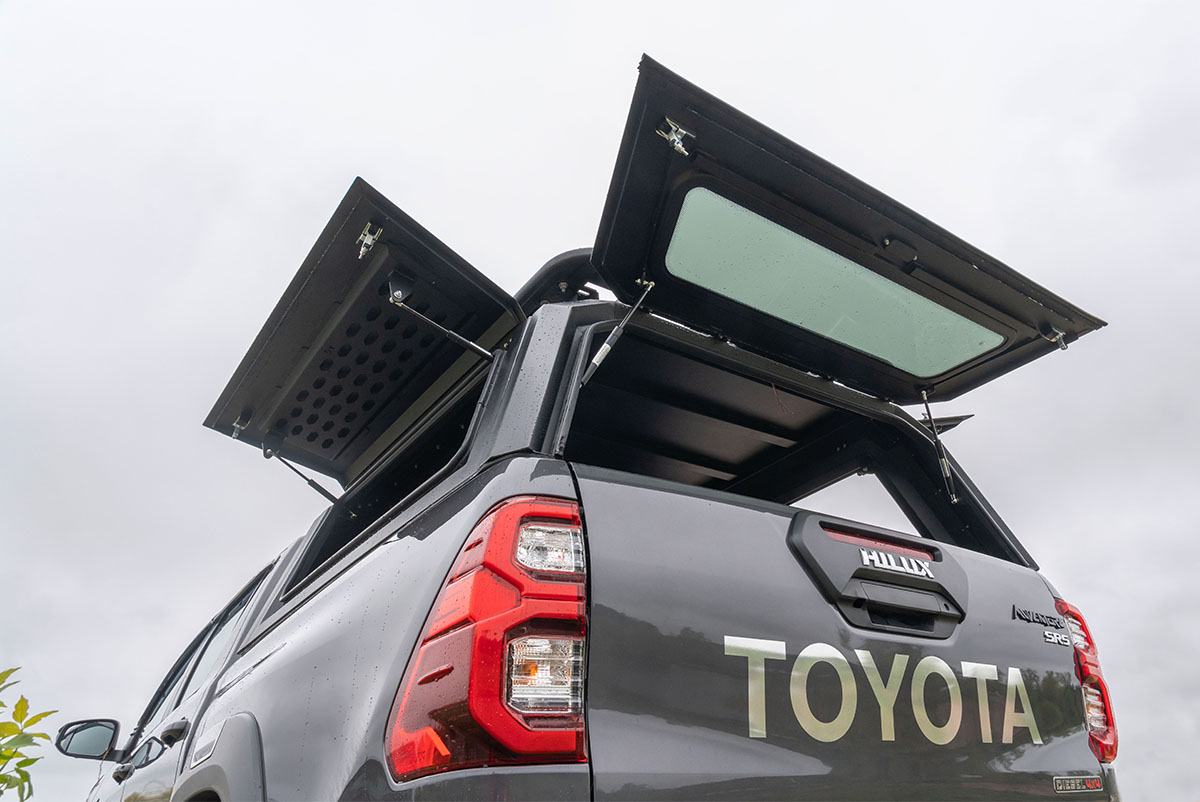Кунг алюминиевый Toyota Hilux 2015+ PINGWEI