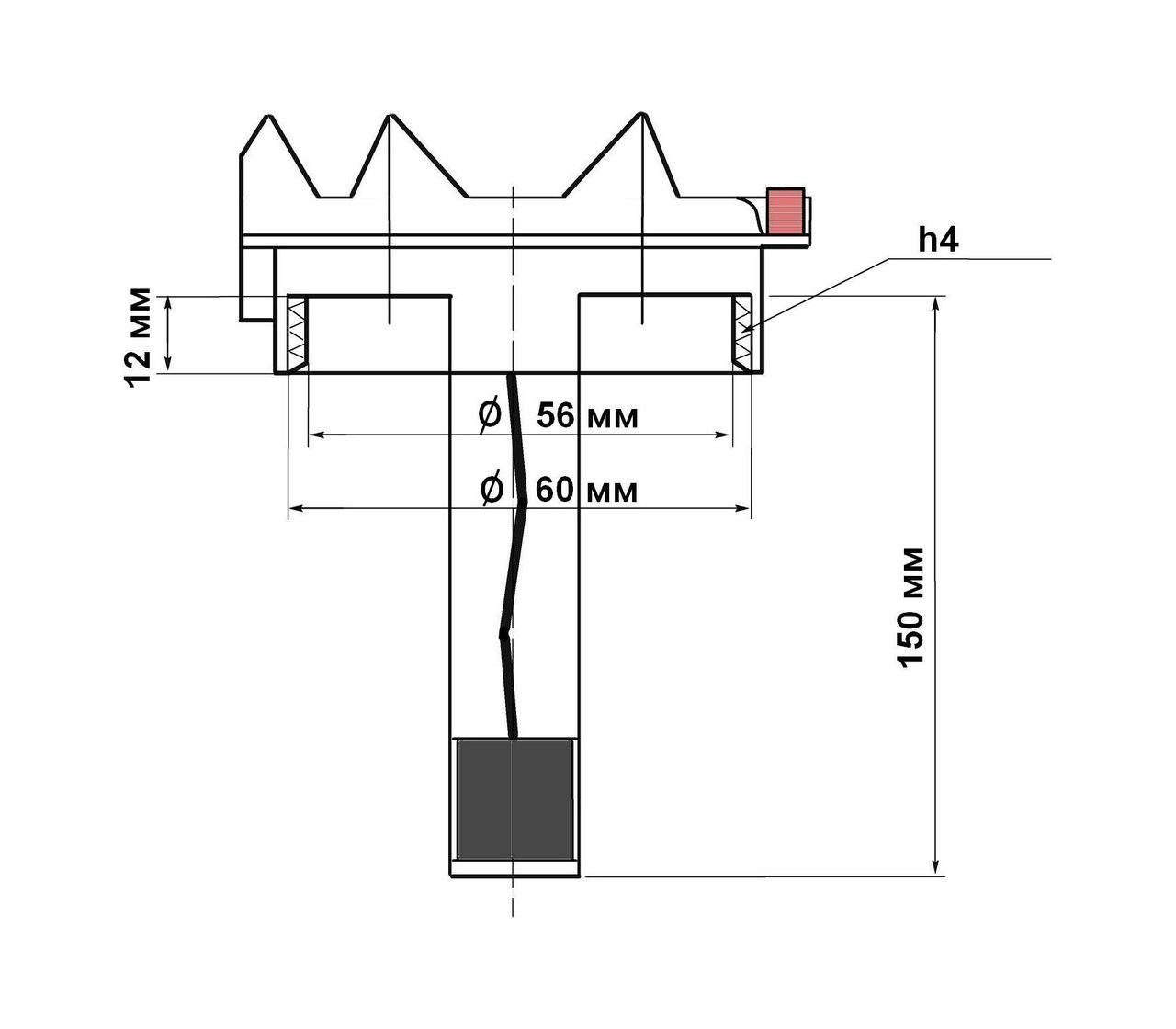 картинка Крышка с датчиком уровня для топливных баков SE2010