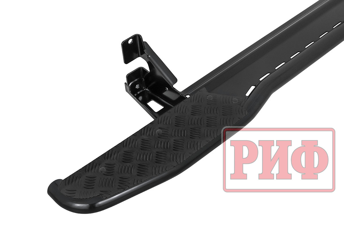 картинка Пороги РИФ силовые Toyota Land Cruiser Prado 120 черные