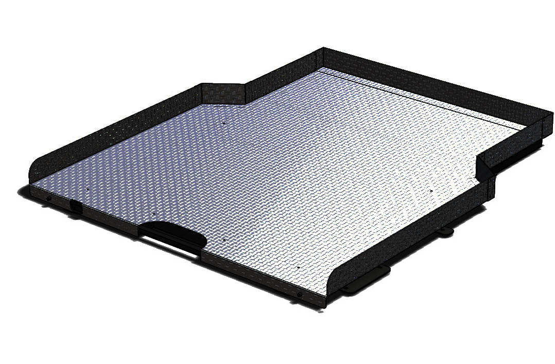 картинка Крышка (кунг) кузова для Mitsubishi L200 (двойная кабина) (2015-2019)/Fiat Fullback (двойная кабина) (2016-) (3 двери) (под покраску) АВС-Дизайн ABC.M