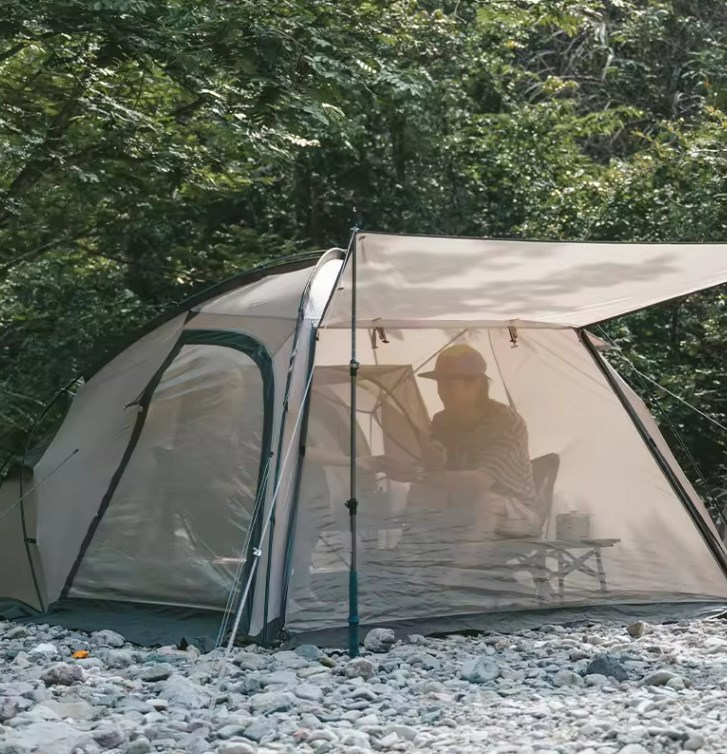 картинка Палатка Naturehike SHAN DI, 2-местная, коричневая