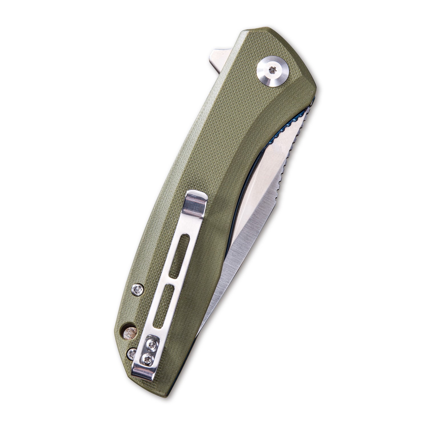 картинка Складной нож CIVIVI Baklash 9Cr18MoV Steel Satin Finished Handle G10 Green