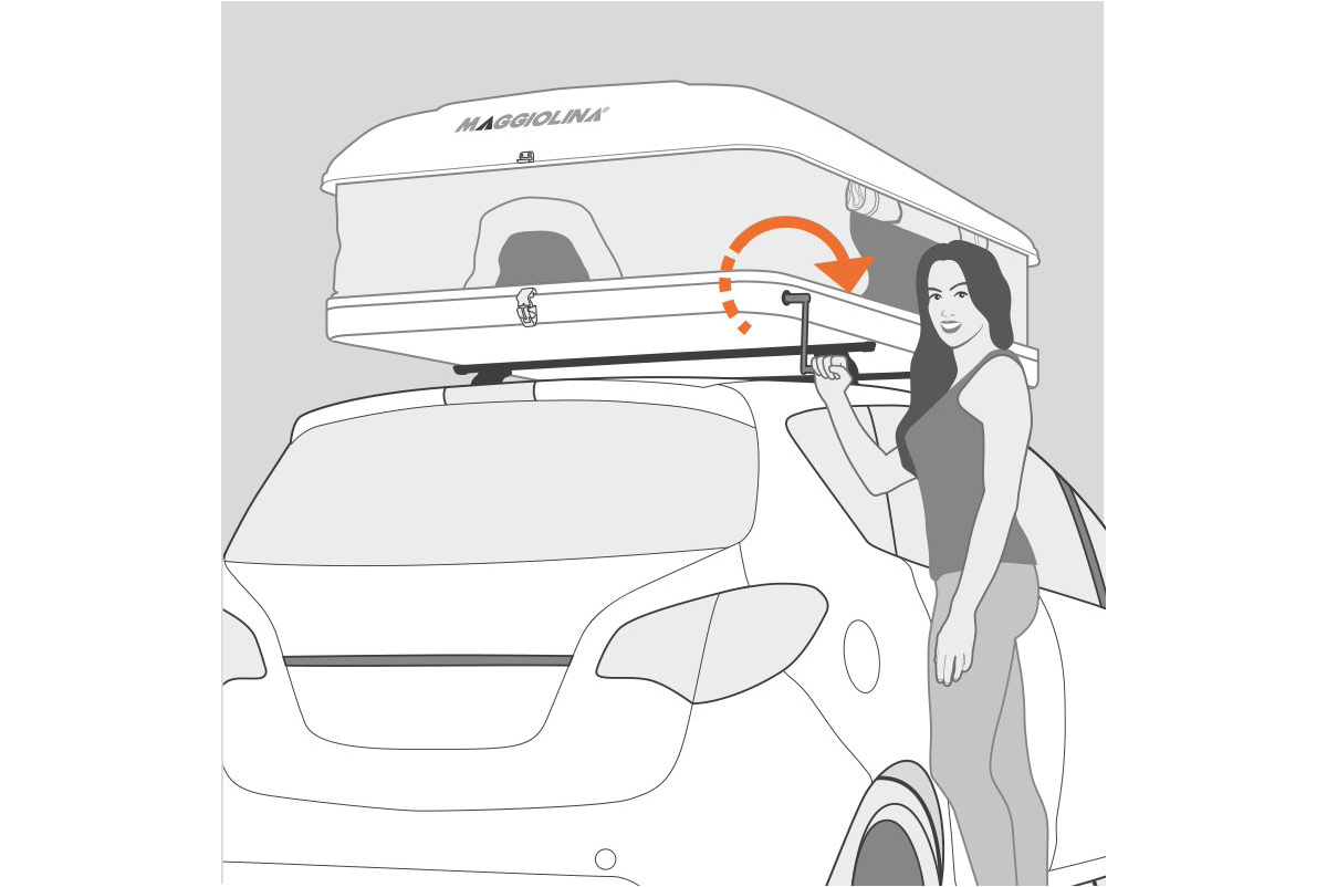 картинка Автопалатка MAGGIOLINA AIRLANDER PLUS SMALL, серый тент, лестница 215 мм