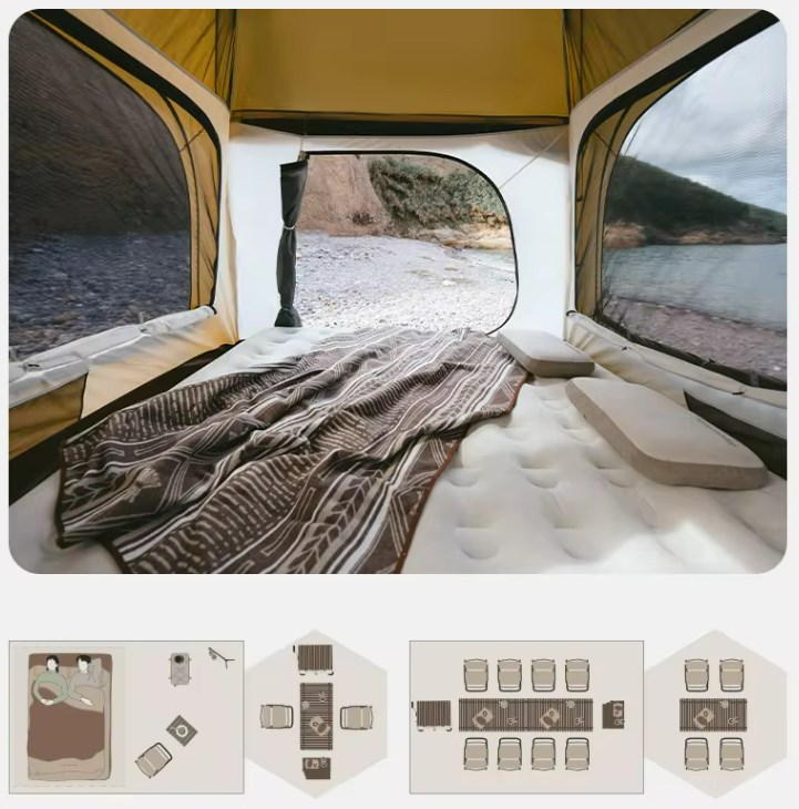 картинка Палатка Naturehike Dune 10.9 3-местная , хаки