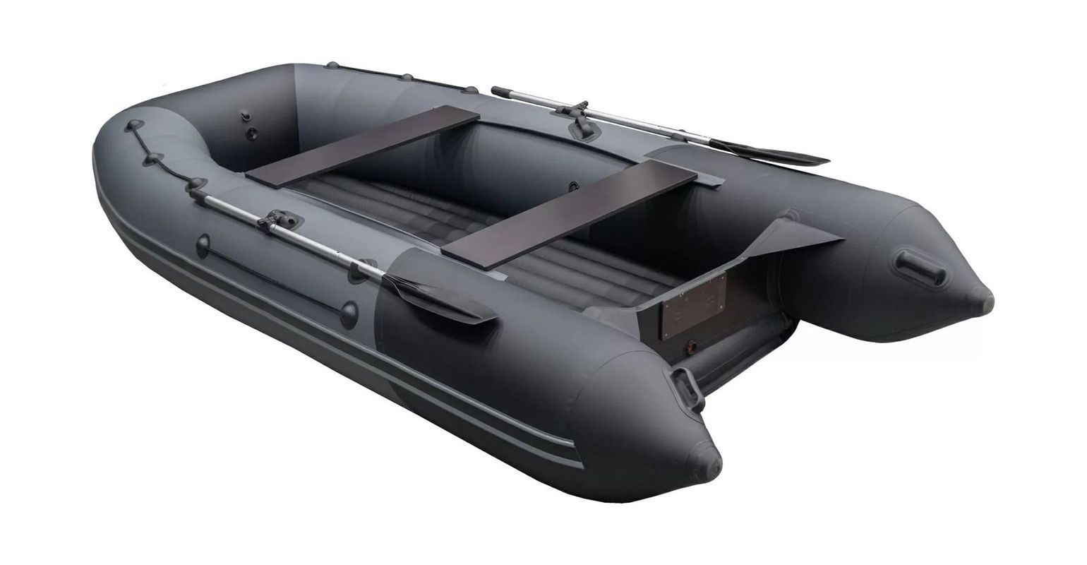 картинка Надувная лодка ПВХ, Таймень RX 3900 НДНД, светло-серый/черный