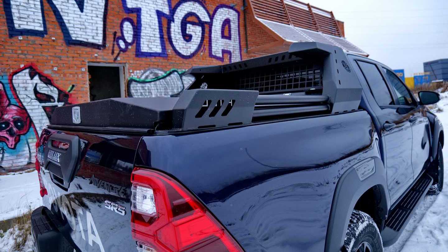 картинка Дуга многофункциональная алюминиевая - Toyota Hilux 15061L(2)