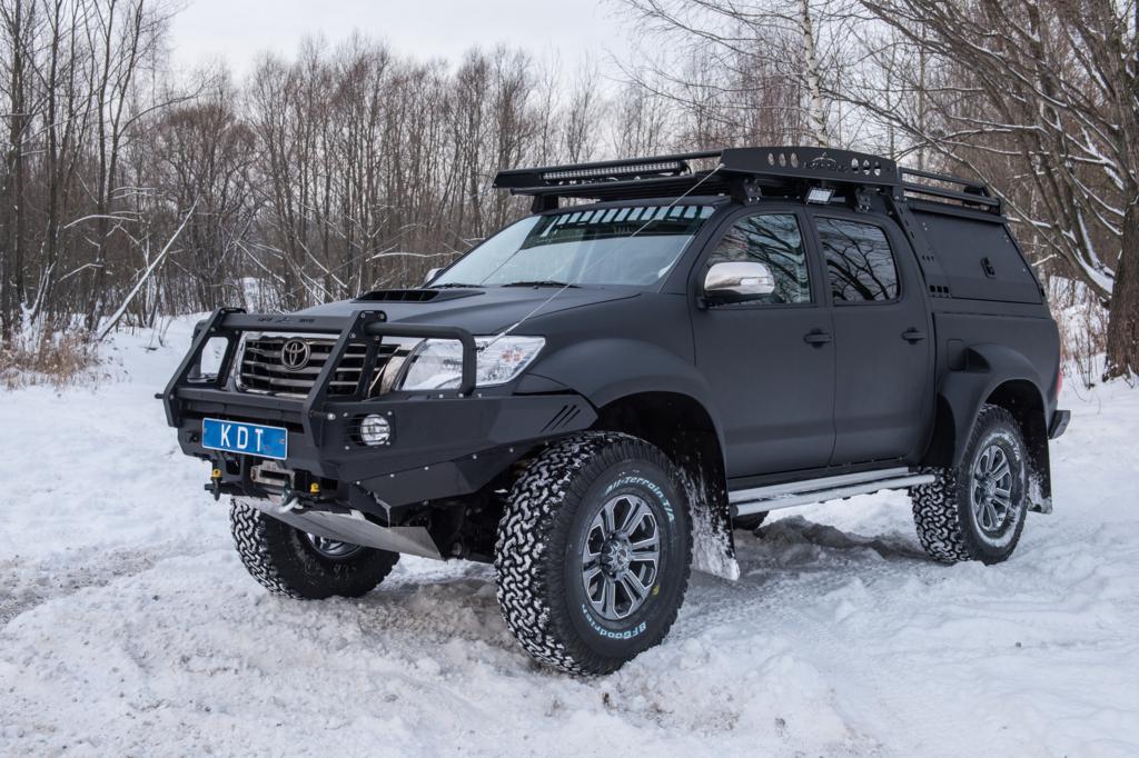картинка Защита противотуманных фонарей KDT для Toyota Hilux