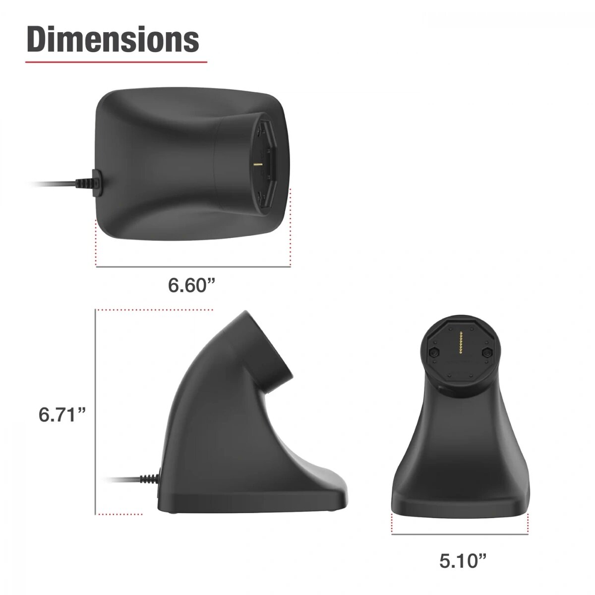 Док-станция GDS® Uni-Conn™ Powered Kiosk Dock с USB-C (RAM-GDS-DOCK-D10K-C)