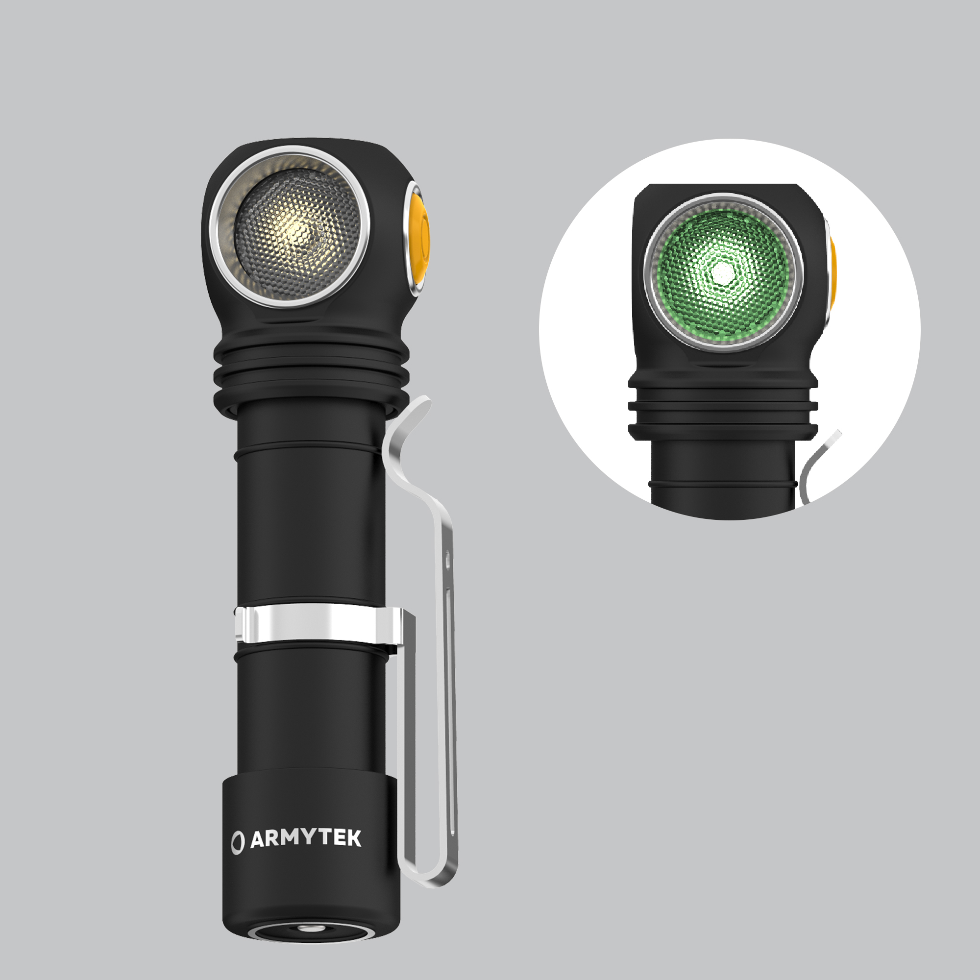 картинка Фонарь налобный Armytek Wizard C2 WG Magnet USB Warm