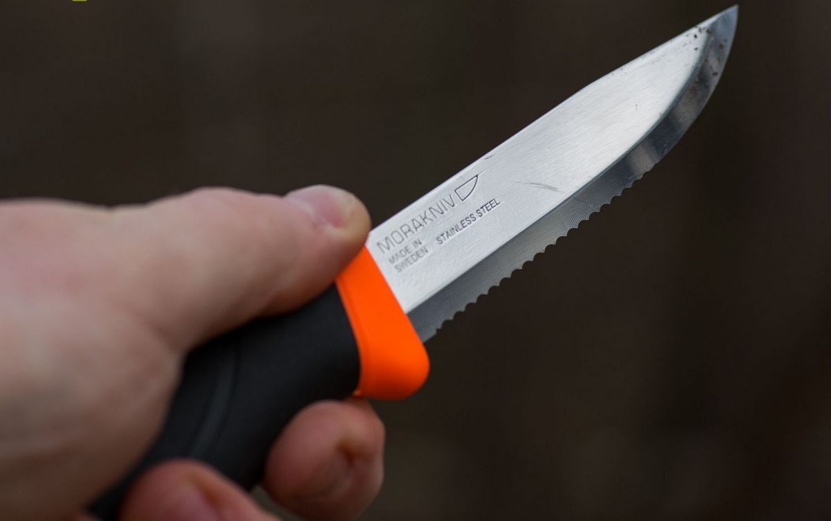 картинка Нож Morakniv Companion F Serrated, нержавеющая сталь, 11829
