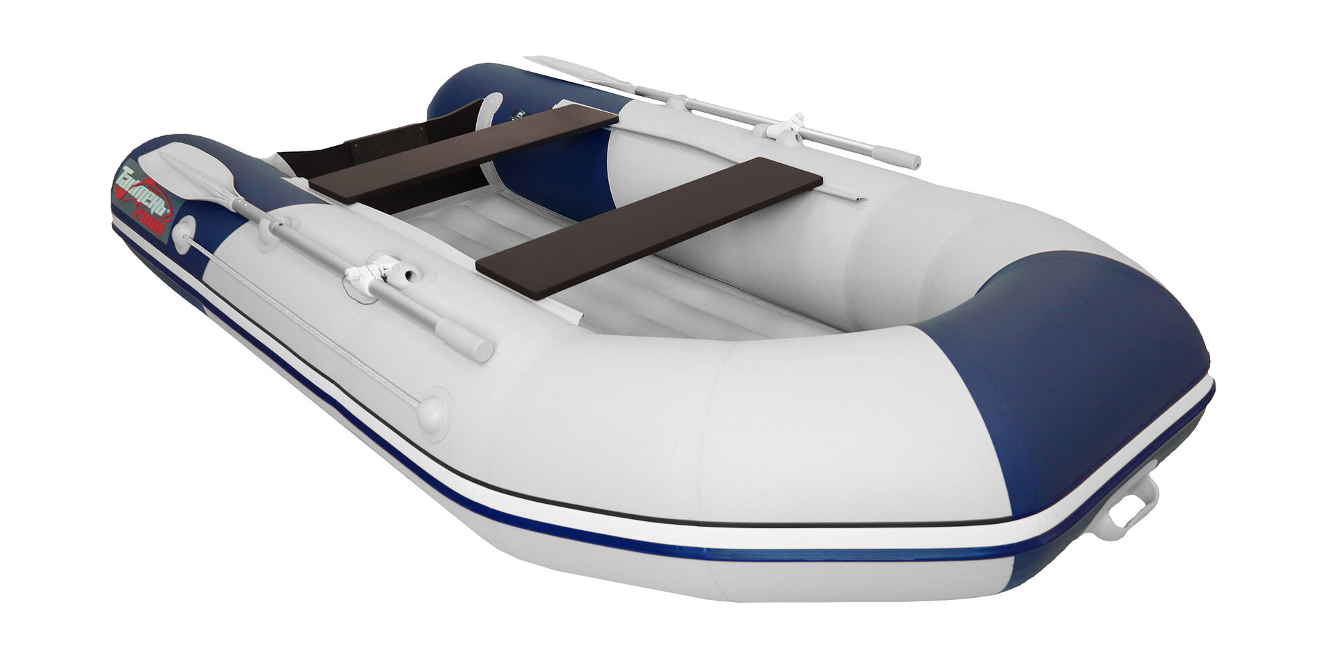 картинка Надувная лодка ПВХ, Таймень NX 2800 НДНД, светло-серый/синий