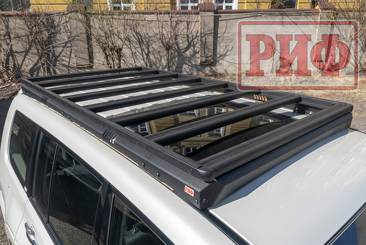 картинка Багажник экспедиционный Mitsubishi Pajero IV 1150x2080 ммплатформа алюминиевый РИФ