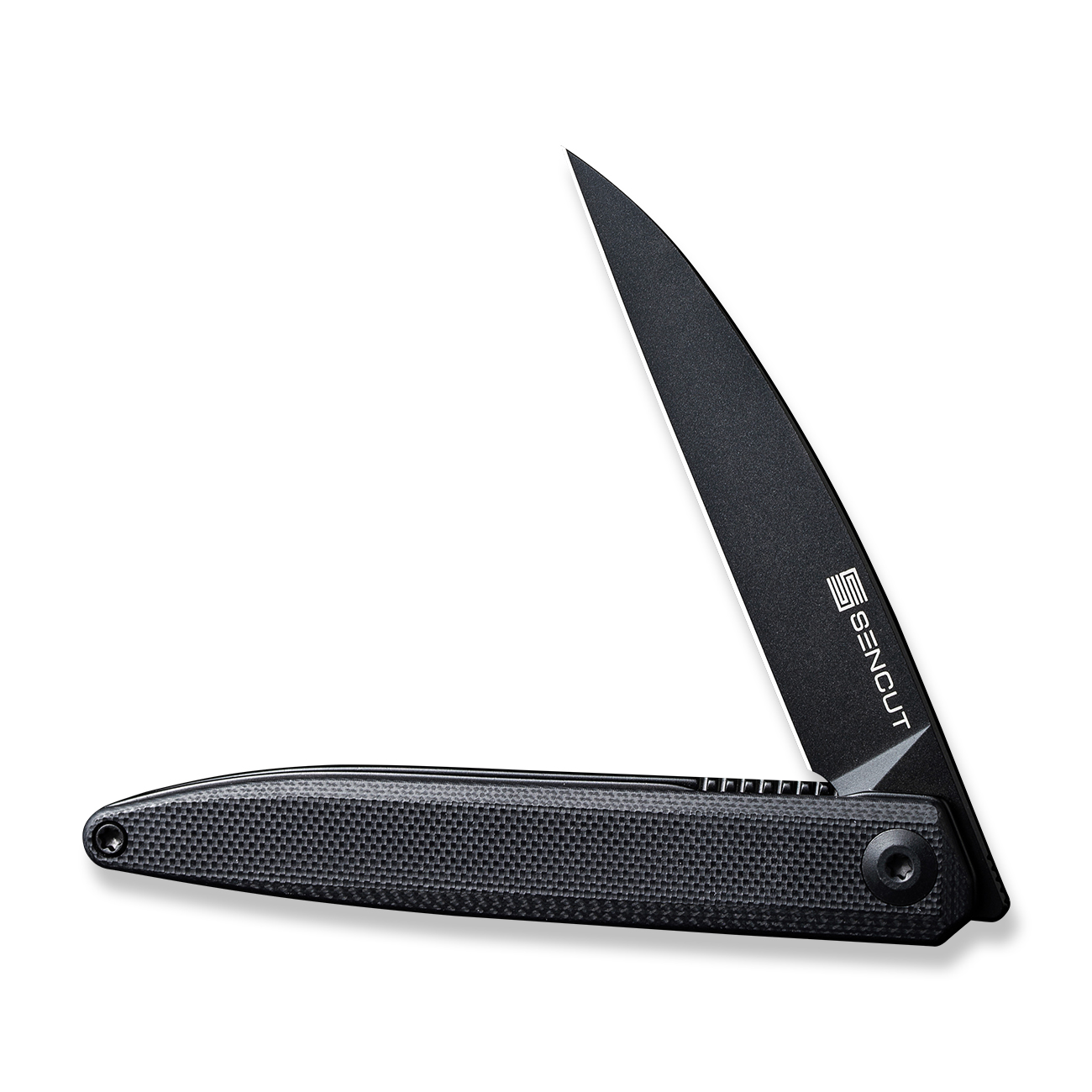 картинка Складной нож SENCUT Jubil D2 Steel Black Handle G10 Black