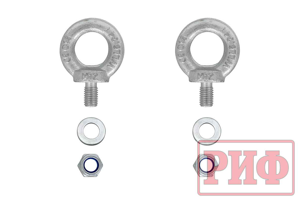 картинка Бампер задний РИФ для ГАЗ Соболь с площ. под лебёдку, квадратом под фаркоп и фонарями