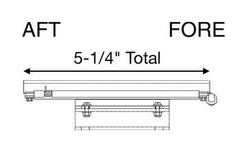картинка Основание для сидения вперед-назад для крепления к плоской поверхности