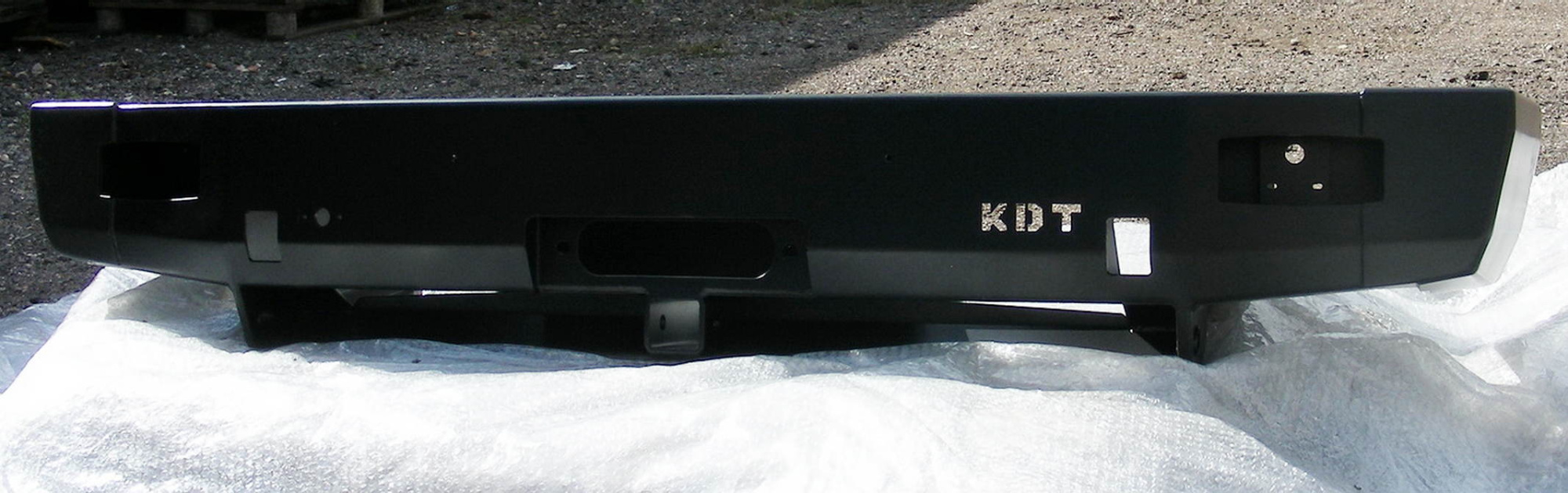 картинка Бампер задний KDT с площадкой под лебедку для Toyota Land Cruiser 78