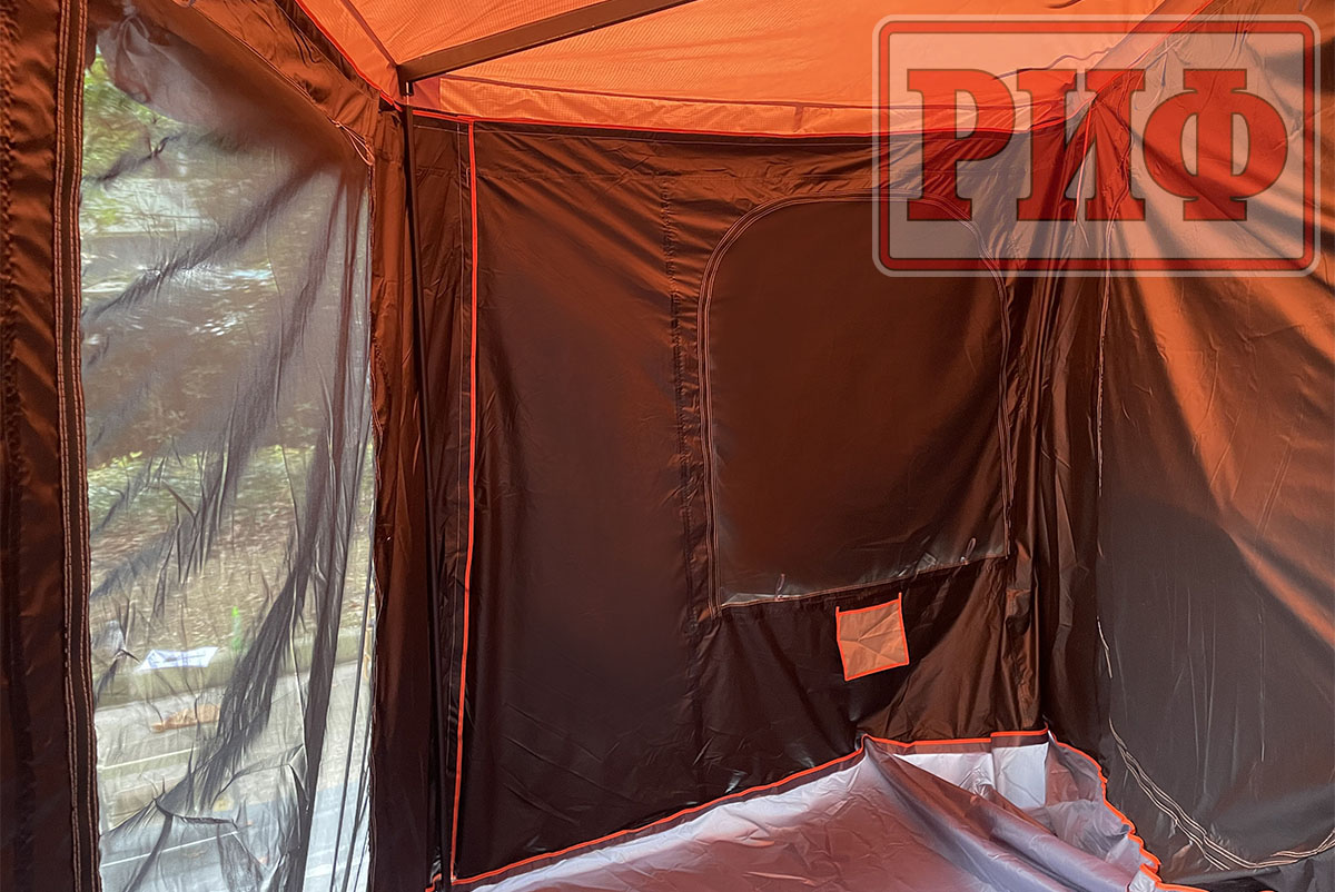 картинка Стенки к автомобильной веерной маркизе (тамбур) РИФ 2х2 м (левые)