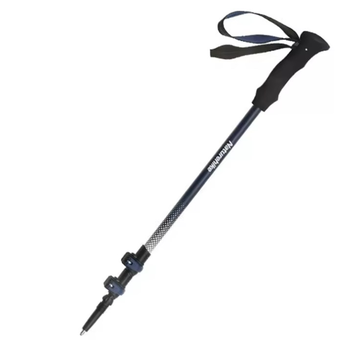 картинка Палки треккинговые, карбон, ST04, голубые, для ходьбы (2 шт.)